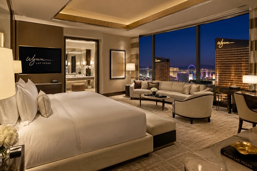 Wynn suite at night